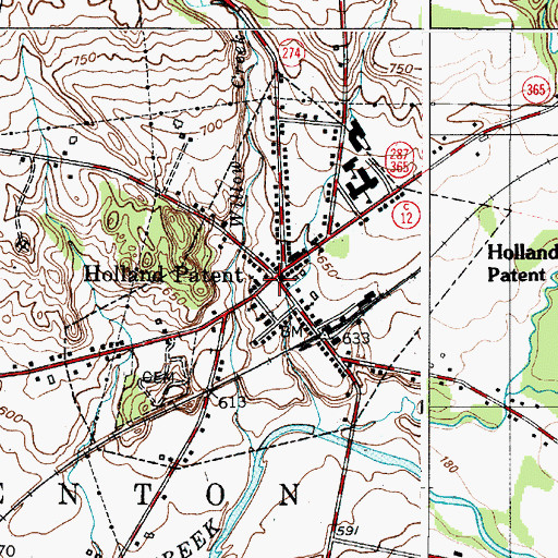 Topographic Map of Holland Patent, NY