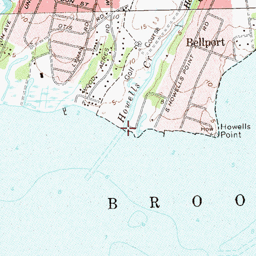 Topographic Map of Howells Creek, NY