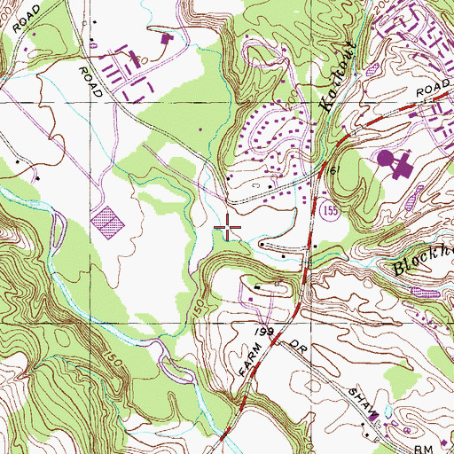 Topographic Map of Hunger Kill, NY