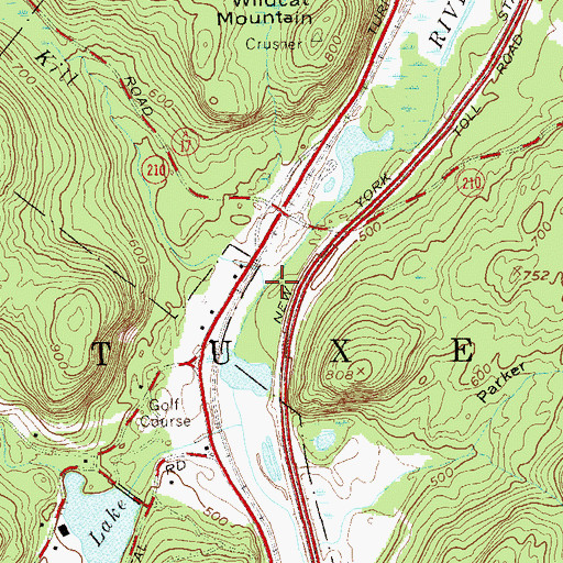 Topographic Map of Indian Kill, NY