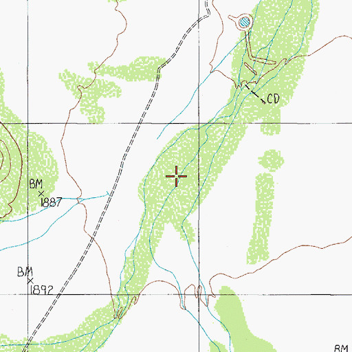 Topographic Map of Pipyak Valley, AZ