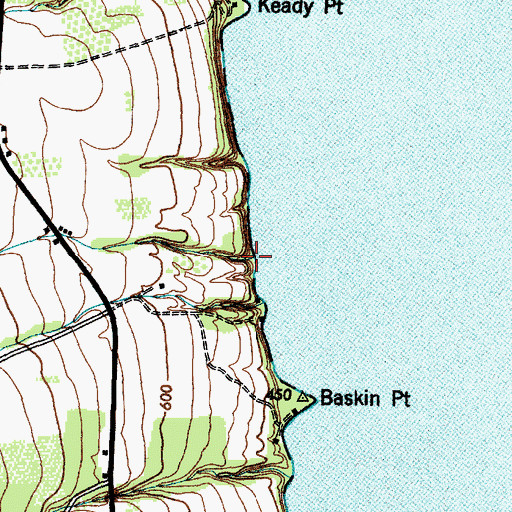 Topographic Map of Indian Run, NY
