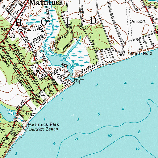 Topographic Map of James Creek, NY