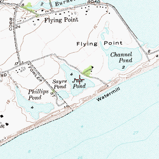 Topographic Map of Jule Pond, NY