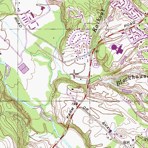 Topographic Map of Kaikout Kill, NY