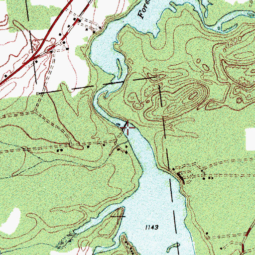 Topographic Map of Kayuta Lake, NY