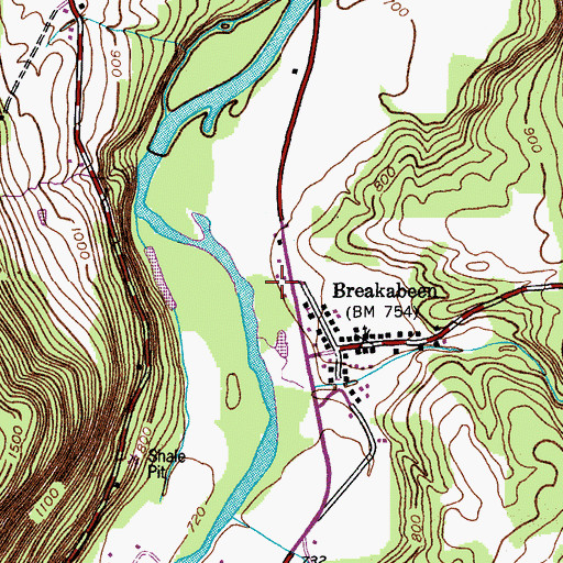 Topographic Map of Keyser Kill, NY