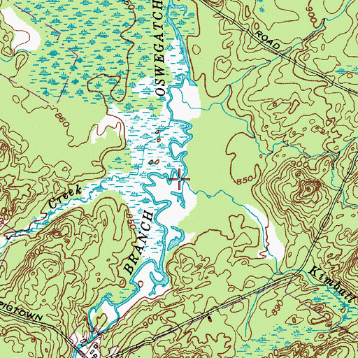Topographic Map of Kimball Creek, NY