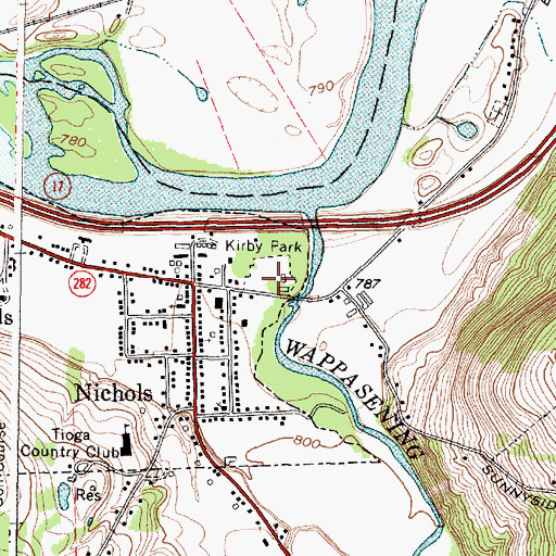 Topographic Map of Kirby Park, NY