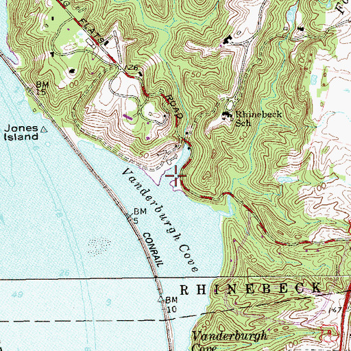 Topographic Map of Landsman Kill, NY