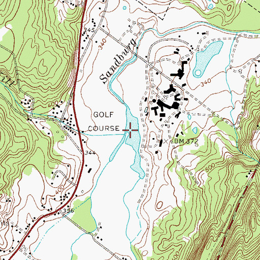 Topographic Map of Leuren Kill, NY