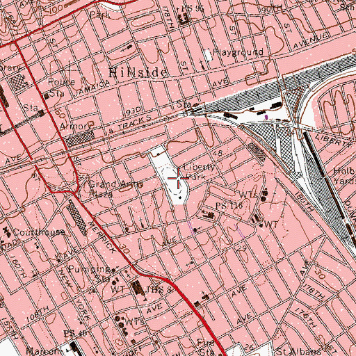 Topographic Map of Detective Keith L Williams Park, NY