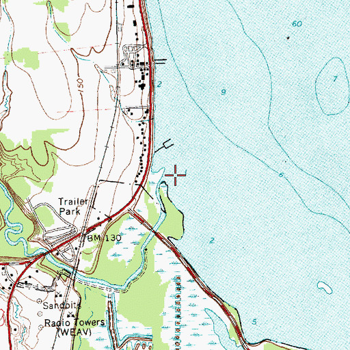 Topographic Map of Little Ausable River, NY