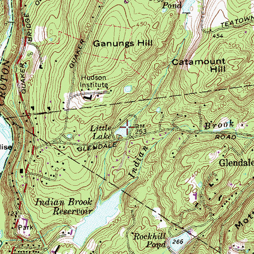 Topographic Map of Little Lake, NY