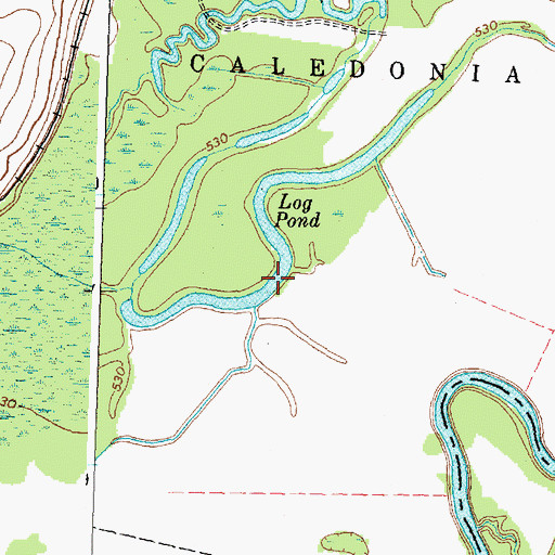 Topographic Map of Log Pond, NY