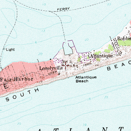 Topographic Map of Lonelyville, NY