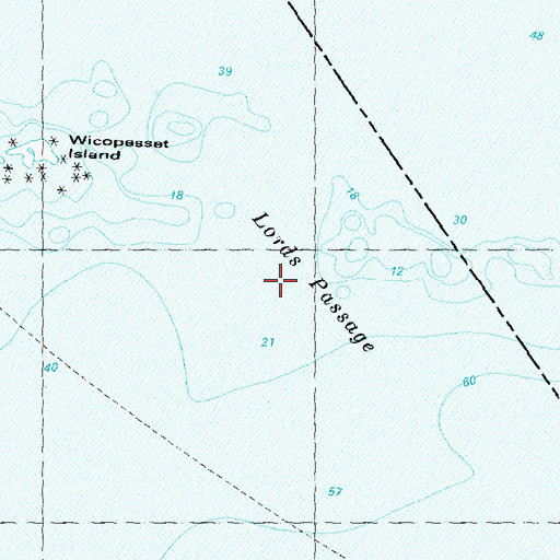 Topographic Map of Lords Passage, NY