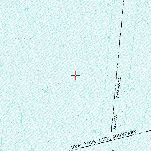 Topographic Map of Lower Bay, NJ