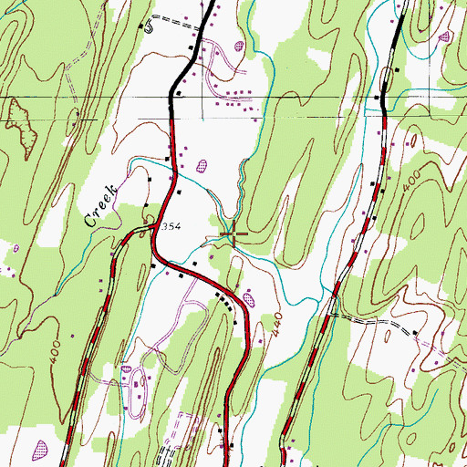 Topographic Map of Lucas Kill, NY