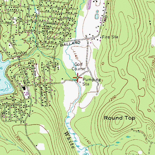 Topographic Map of Lybolt Brook, NY