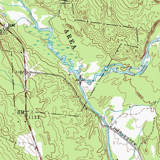 Topographic Map of Mad River, NY