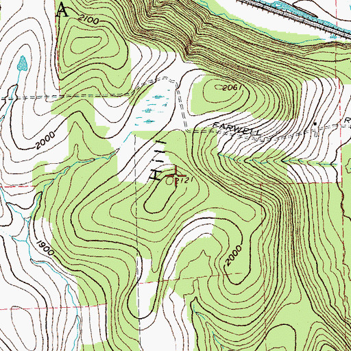 Topographic Map of Maple Hill, NY
