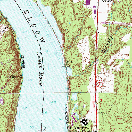 Topographic Map of Maritje Kill, NY
