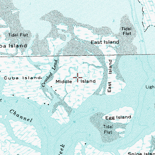 Topographic Map of Middle Island, NY