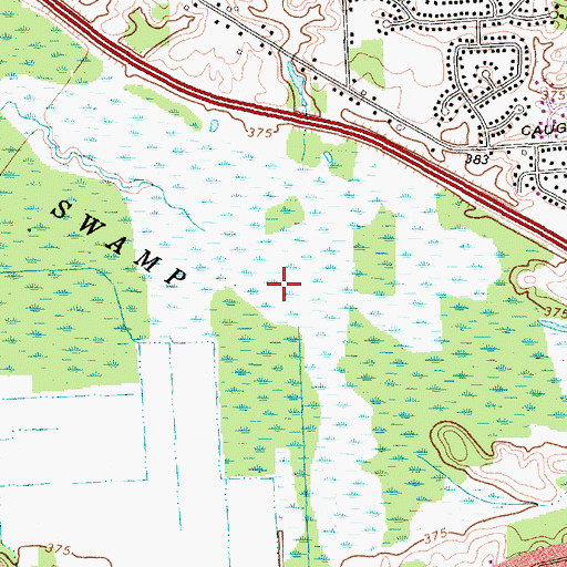 Topographic Map of Mill Brook, NY