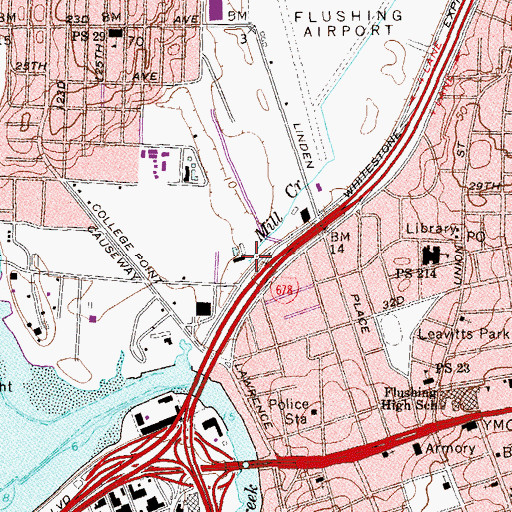 Topographic Map of Mill Creek, NY