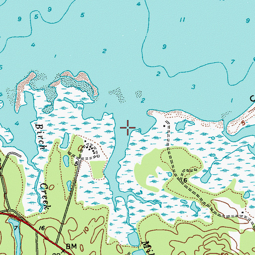 Topographic Map of Mill Creek, NY