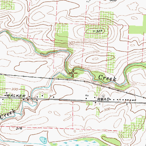 Topographic Map of Moorman Creek, NY