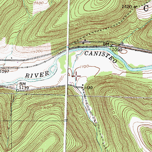 Topographic Map of Mud Hollow, NY