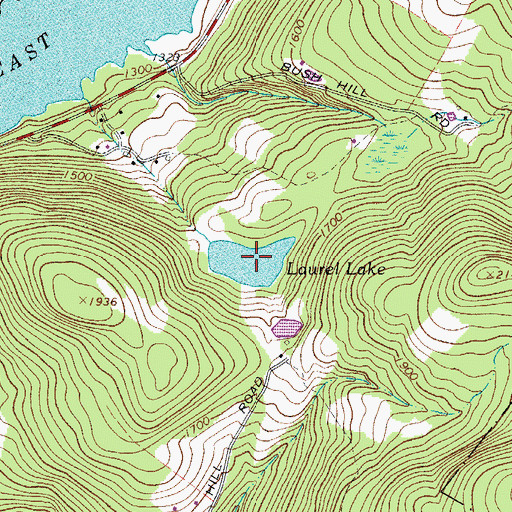 Topographic Map of Mud Lake, NY