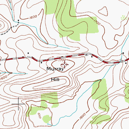Topographic Map of Murray Hill, NY