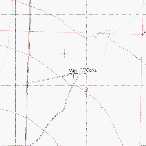 Topographic Map of Plomosa Windmill, AZ
