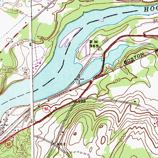 Topographic Map of Nipmoose Brook, NY