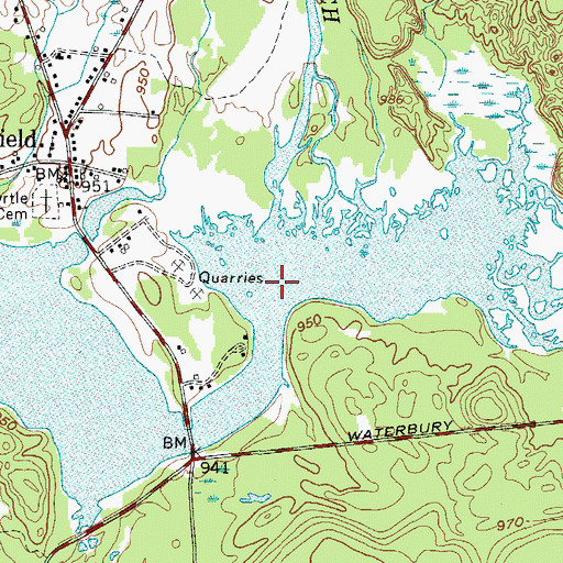 Topographic Map of North Branch Salmon River, NY