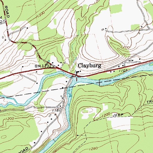 Topographic Map of North Branch Saranac River, NY