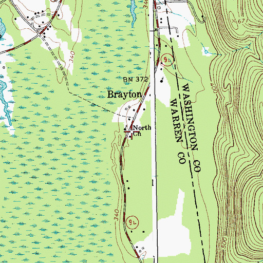 Topographic Map of North Church, NY