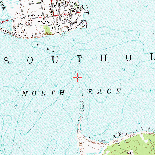 Topographic Map of North Race, NY