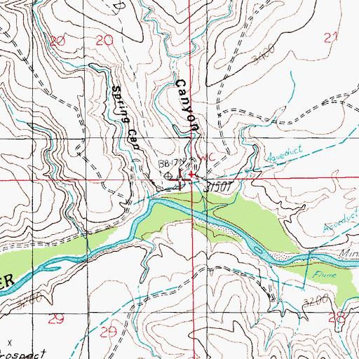Topographic Map of Baker Canyon, AZ