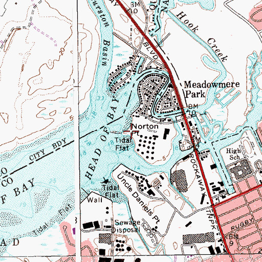 Topographic Map of Norton Point, NY