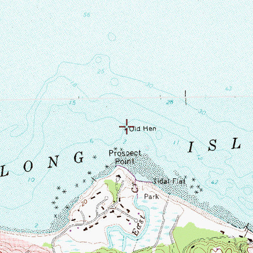 Topographic Map of Old Hen, NY