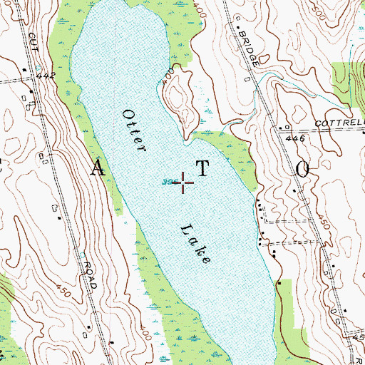 Topographic Map of Otter Lake, NY