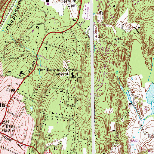 Topographic Map of Our Lady of Providence Convent, NY