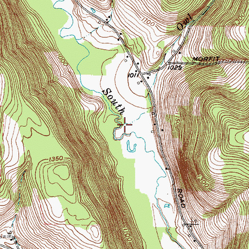 Topographic Map of Owl Creek, NY