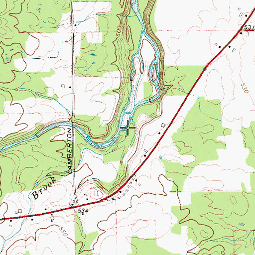 Topographic Map of Park Brook, NY