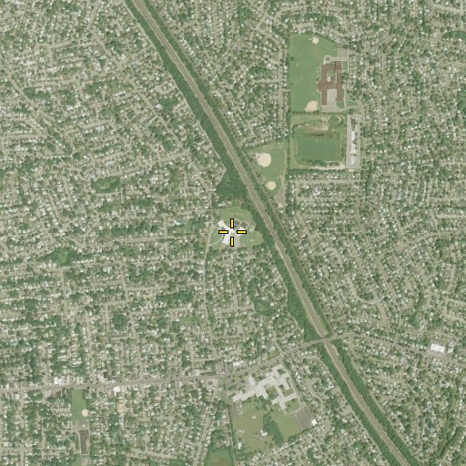 Aerial/Satellite Image of Parkway School, NY