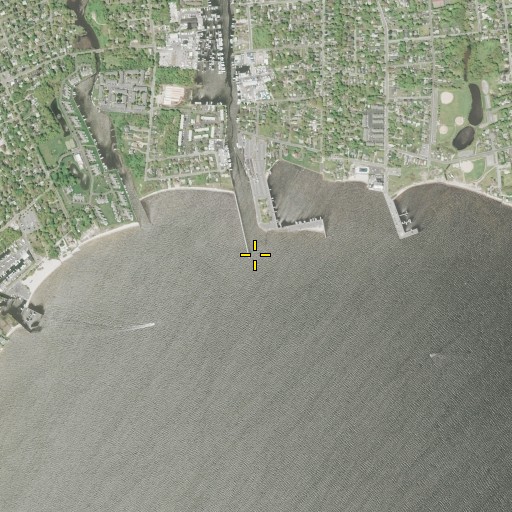 Aerial/Satellite Image of Patchogue River, NY